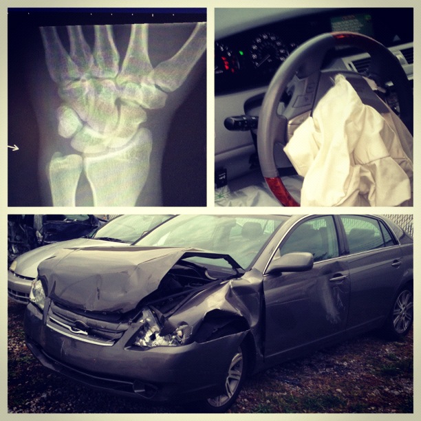 photos from travis' car accident