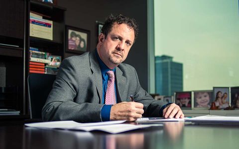 My office: This lawyer’s also a piano man
